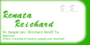 renata reichard business card